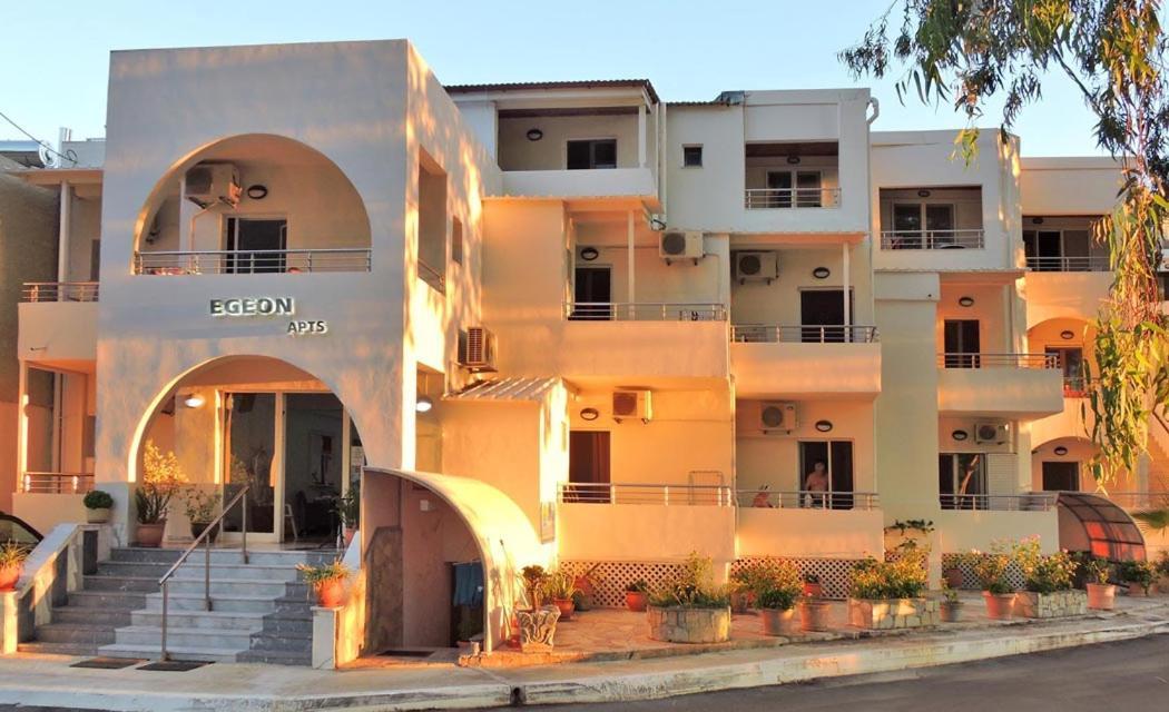 Egeon Rooms And Studios Georgioupoli Exterior foto